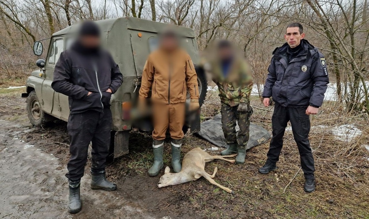 В Лозівському районі поліцейські виявили факт незаконного полювання, 24.01.2024