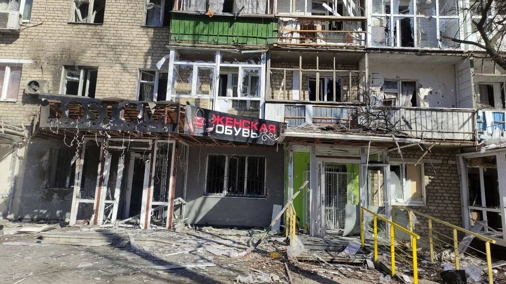 Тимчасово окупований Ізюм