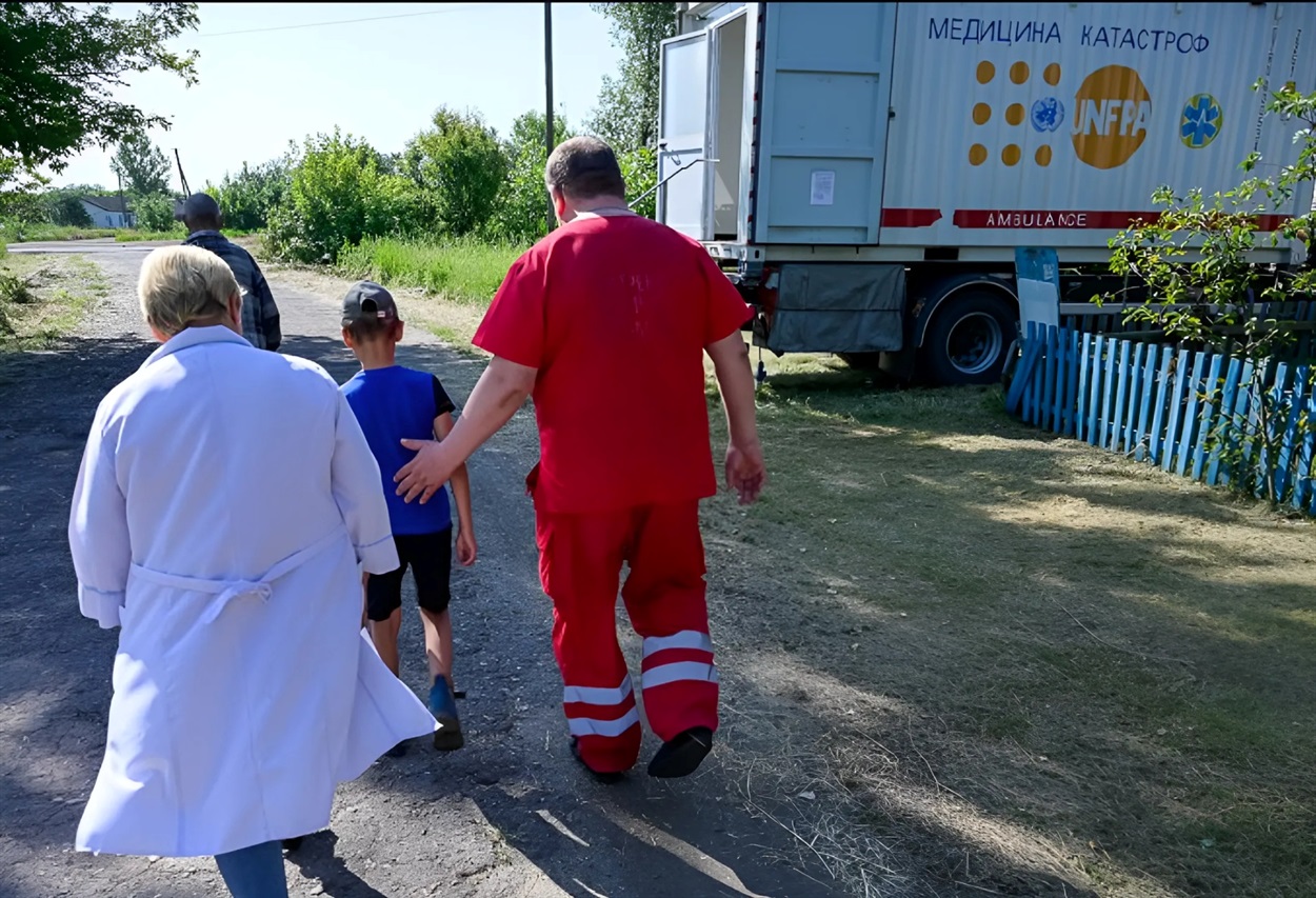 У Лозівській громаді розпочали роботу виїзні бригади медиків Харківського обласного Центру медицини катастроф, 16.04.2024
